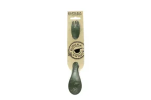 Lingură sportivă KUPILKA Spork 225, culoare conifere verde, pentru echipamente sportive și outdoor