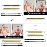 Bară de exerciții pentru sală DD03 Abisal DOOR GYM BAR HMS PREMIUM, produs de echipament sport, utilizată pentru antrenamente de forță în sala de sport