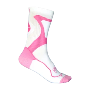 FRSO-N-WH-PK-M SEBA FR - NANO SPORT SOCKS - WHITE/PINK - 39-41