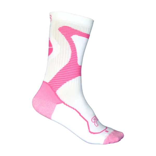 FRSO-N-WH-PK-M SEBA FR - NANO SPORT SOCKS - WHITE/PINK - 39-41