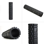 Roller abisal negru FS104 HMS de 61 cm pentru exerciții de fitness și reabilitare