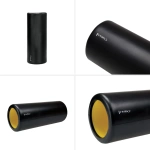 Rulou abisal FS111 negru de 33 cm pentru exerciții sportive și fitness, produs de HMS, aprobat pentru antrenamente serioase różnych.