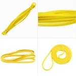 Bandă de exerciții abisal galbenă HMS pentru fitness și reabilitare, produs disponibil în magazinul de echipamente sportive