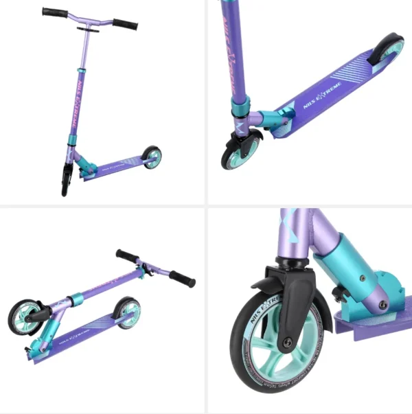HD145 Abisal PURPLE-MINT SCOOTER NILS EXTREME