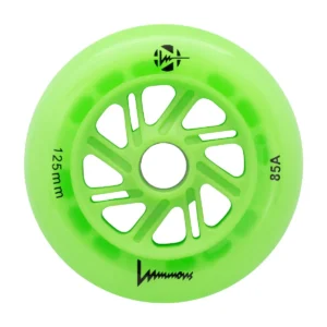 LUWL-LU125-GR-AP-GW SEBA LUMINOUS - LED WHEELS - 125mm/85A - GREEN APPLE GLOW - x3