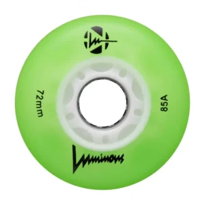 LUWL-LU72-GR-AP-GW SEBA LUMINOUS - LED WHEELS - 72mm/85A - GREEN APPLE GLOW - x4