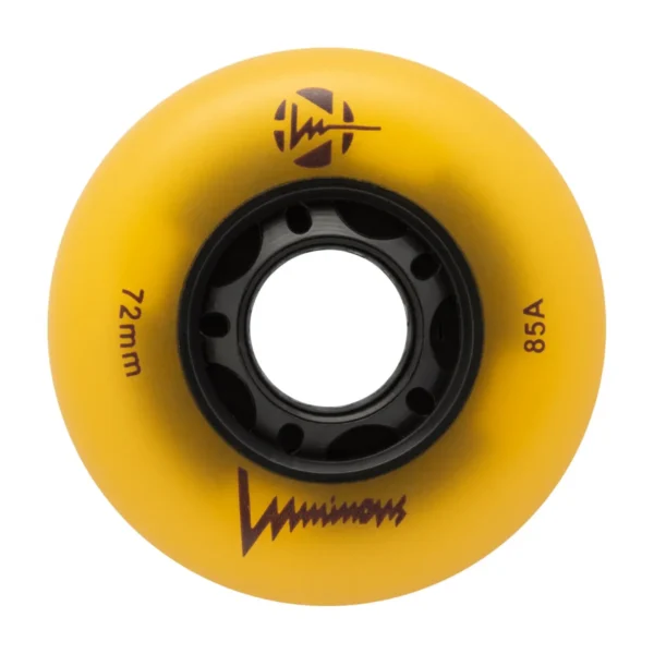 Set de patru roți LED pentru skateboard, luminos alb cu profil de 72mm și cauciuc 85A, pentru skateboarding în sport equipment shop