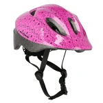 Cască sport pentru copii Abisal MTW05 PINK, mărimea XS (48-55 cm), corp ABS, ventilație și reglare circumferință, culoare roz