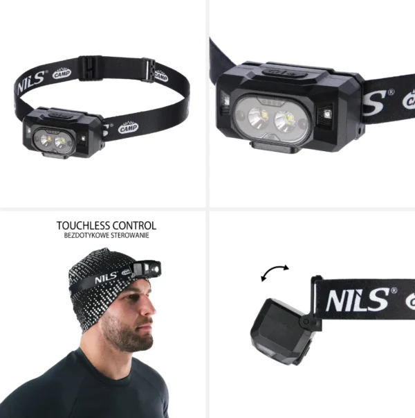 Far de bicicletă abisal HEADLIGHT 600 LM NILS pentru drumuri, iluminare puternică, produs sportiv pentru ciclism