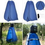 Tentă de schimbare abisal albastru cu formă pop-up pentru camping și activități sportive, model NC1706 de la NILS CAMP