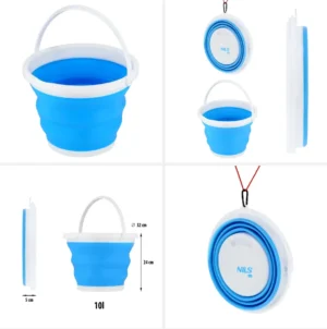 NC1731 Abisal Ведро раскладное Blue 10L NILS CAMP