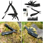 Alt imagine pentru produsul NC1744 Abisal MULTITOOL NILS CAMP pe pagina NC1744 Abisal MULTITOOL NILS CAMP: Image thumbnail al unui multicomponent de unelte pentru camping și camping, de calitate superioară, destinată activităților în aer liber