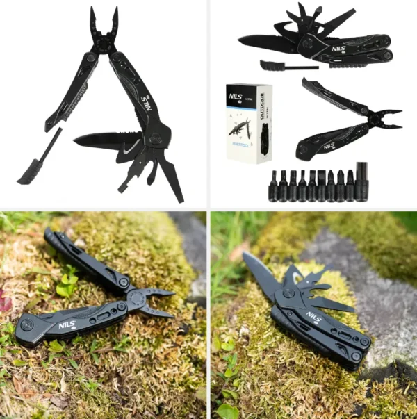 Alt imagine pentru produsul NC1744 Abisal MULTITOOL NILS CAMP pe pagina NC1744 Abisal MULTITOOL NILS CAMP: Image thumbnail al unui multicomponent de unelte pentru camping și camping, de calitate superioară, destinată activităților în aer liber