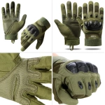 Mănuși tactice Abisal XL VERDE NILS CAMP, echipament sport pentru activități tactice și outdoor