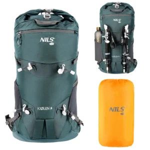 Rucsac turistic NC1938 Abisal KJOLEN 40 l – brandul ABISAL, capacitate 40 l, ventilație Air‑Comfort, huse de ploaie, suport pentru hidrobag, fluier, buzunare.