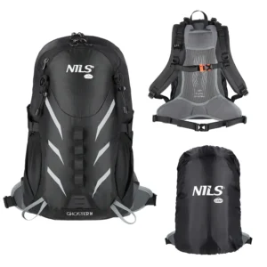Rucsac de turism abisal NC1942 BACKPACK TOURIST BLACK GHOSTER 20L NILS CAMP, negru