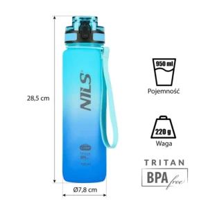 NCD04 Abisal BLUE TRITAN BOTTLE NILS CAMP