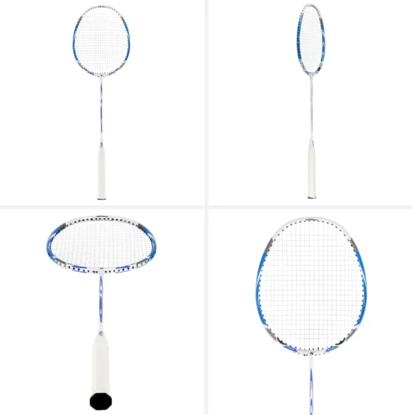 Rocket de badminton NR406 Abisal CARBON cu husă NILS pentru sporturi de interior și exterior