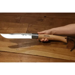 Нож O VRI13 FOX Gigante “Opinel” INOX, увеличенный складной нож Opinel Gigante VRI13, сталь нержавеющая, Virobloc