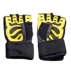 RST01 Abisal MĂNĂCUCI FITNESS pentru bărbați SIZE L HMS (negru – galben)