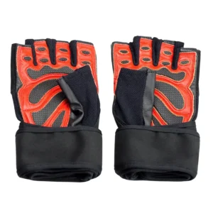 RST01 Abisal MĂNĂCILI DE FITNESS PENTRU BĂRBAȚI SIZE L HMS (negru – roșu)