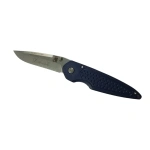 BRICTE SC‑104130 FOX Slimcut M/Co, briceag fixăr cu lamă de clip, lamă din aliaj de aluminiu, clipsa albastră