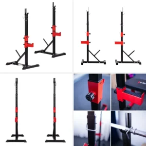 STR25 Suporturi ajustabile pentru haltere Abisal ADJUSTABLE BARBELL STANDS HMS