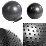 Balon de sală NEW negru de 75 cm, produs pentru echipamente sportive HMS