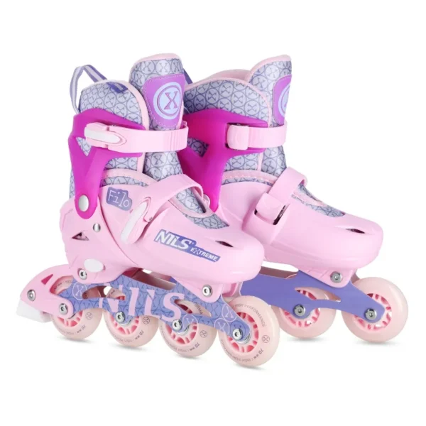 Роликовые Коньки NA13102 IN-LINE SKATES  FILO PINK SIZE M(34-37) NILS EXTREME