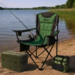 Складной кемпинговый стул NC3501 FOLDING CAMPING CHAIR KHAKI NILS CAMP