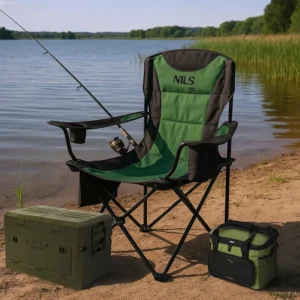 Складной кемпинговый стул NC3501 FOLDING CAMPING CHAIR KHAKI NILS CAMP