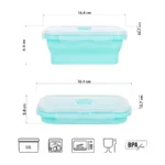 Складной контейнерланч-бокс NC4105 FOLDING CONTAINER/LUNCH BOX MINT 500ML NILS CAMP