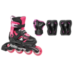 Ролики, Rollerblade, MICROBLADE COMBO, 36.5-40.5, 86B0751550NJ02, NERO/ROSA - rollerskates only