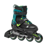 Role, Rollerblade, MICROBLADE XT, 36-40.5, 86B0751520NG02, NERO/VERDE PETROLIO