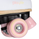 Роликовые коньки, Playlife, Classic Pale Rose 880329, 31-34 регулируемые по 4 размерам, колёса 54мм 80A, текстильный лайнер, розовые — изображение 11