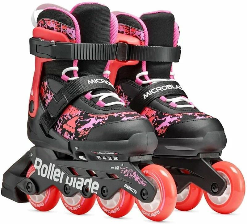 Wildmart product image Role, Rollerblade, MICROBLADE SL, 28-32, 86B0751540ND02, NERO/CORALLO - imagine 1