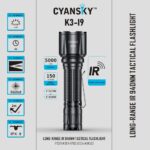 K3-I9 Lanterna Cyansky
