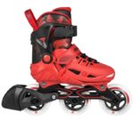 Роликовые коньки POWERSLIDE PHUZION KIDS SKATES Universe red, Hardboot 33-36 — изображение 2