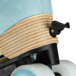 Роликовые коньки, Playlife, Classic Blue Sky 880328, 31-34 регулируемые на 4 размера, колёса 54мм 80A, интегрированный текстильный лайнер — изображение 11