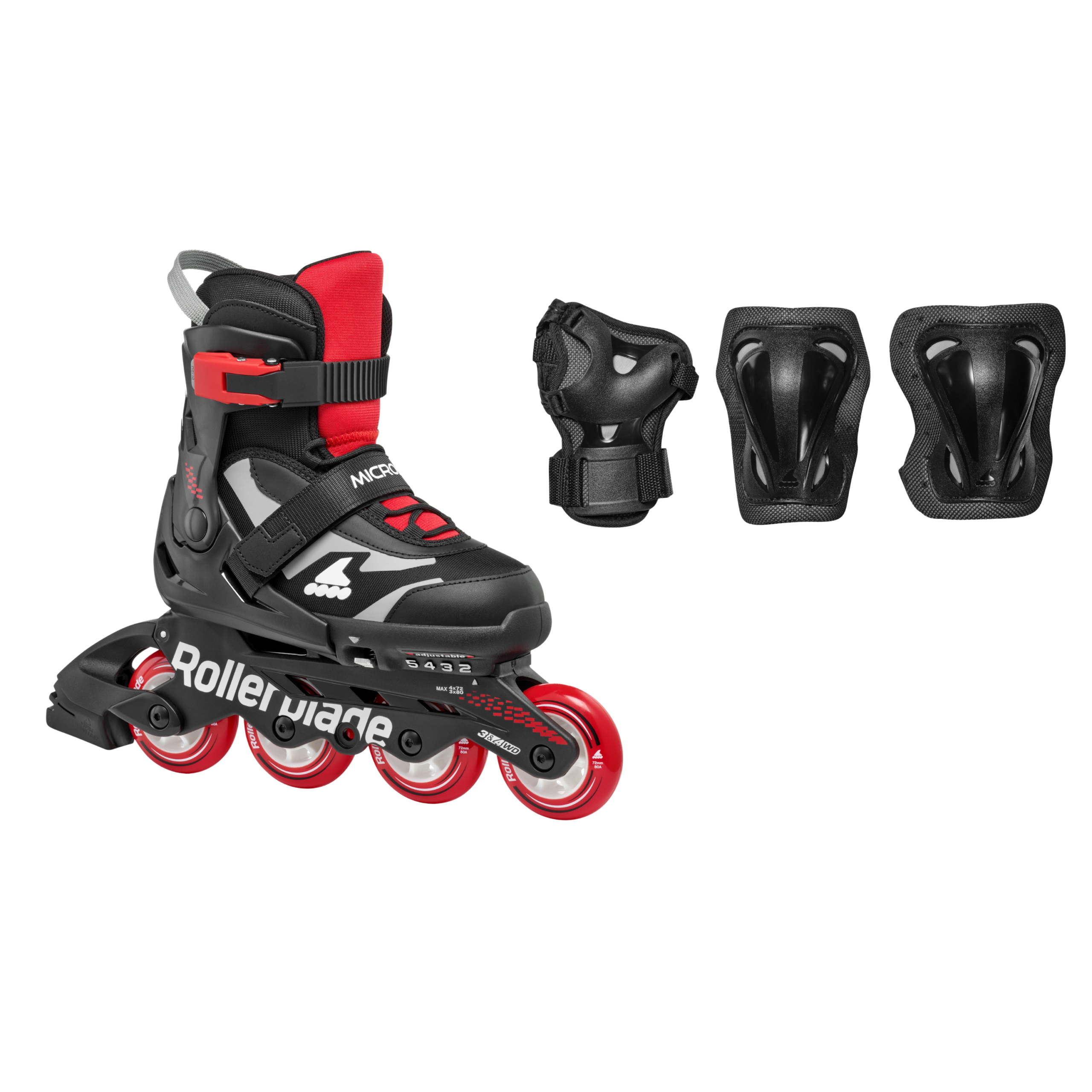 Wildmart product image Set Role pentru copii Rollerblade 2X , reglabile 36-40.5, protecție inclusă, abonament 2X cadou - imagine 1
