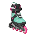 Комплект Роликовые коньки Rollerblade MICROBLADE XT + Шлем Abisal MTW001‑1 + Защита Ennui Park, пастельные тона — изображение 7