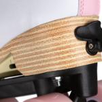 Роликовые коньки, Playlife, Classic Pale Rose 880329, 31-34 регулируемые по 4 размерам, колёса 54мм 80A, текстильный лайнер, розовые — изображение 8