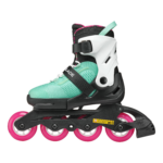 Комплект Роликовые коньки Rollerblade MICROBLADE XT + Шлем Abisal MTW001‑1 + Защита Ennui Park, пастельные тона — изображение 6