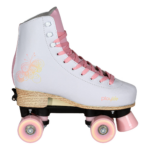 Роликовые коньки, Playlife, Classic Pale Rose 880329, 31-34 регулируемые по 4 размерам, колёса 54мм 80A, текстильный лайнер, розовые — изображение 2