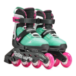 Комплект Роликовые коньки Rollerblade MICROBLADE XT + Шлем Abisal MTW001‑1 + Защита Ennui Park, пастельные тона — изображение 10