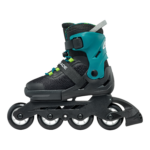 Role, Rollerblade, MICROBLADE XT, 36-40.5, 86B0751520NG02, NERO/VERDE PETROLIO - imagine 3