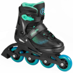 Роликовые коньки для фитнеса, Playlife, Joker Blue Sky Combo 880327, 31-34 регулируемые 4 размера, колёса 82A, рама PP, лайнер EVA  – rollerskates only — изображение 2