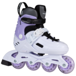 Детские роликовые коньки, Powerslide, Khaan Junior NXT 940701, 39-42 регулируемые по 4 размерам, колёса 85A, рама полипропилен, расширяемый лайнер EVA — изображение 2