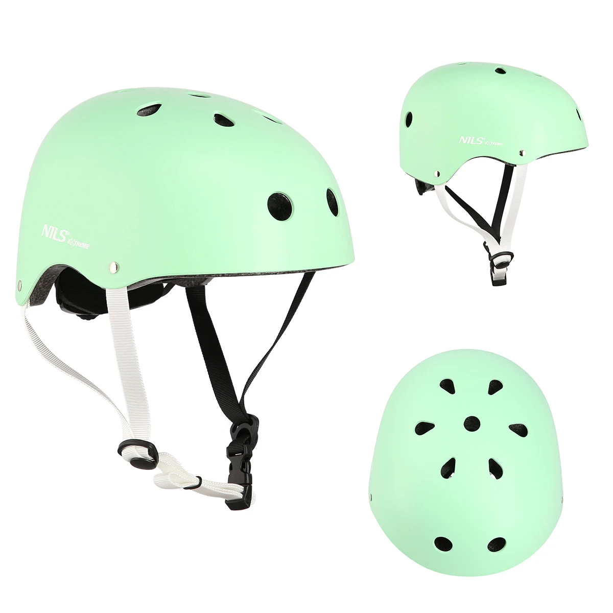 Wildmart product image Cască MTW001 Abisal mentă, mărime M (55–58 cm), carcasă ABS, ventilație, ajustare confortabilă - imagine 1