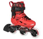 Роликовые коньки POWERSLIDE PHUZION KIDS SKATES Universe red, Hardboot 33-36